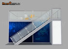 6M*6M Cool Trade Show Booths Three Side Open Modular Exhibition Stand Systems