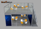 6M*6M Cool Trade Show Booths Three Side Open Modular Exhibition Stand Systems