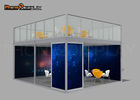 6M*6M Cool Trade Show Booths Three Side Open Modular Exhibition Stand Systems