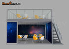 6M*6M Cool Trade Show Booths Three Side Open Modular Exhibition Stand Systems