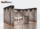 Quick Setup Aluminum Trade Show Booth , Portable Exhibition Booth Color Custom