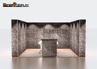 Quick Setup Aluminum Trade Show Booth , Portable Exhibition Booth Color Custom
