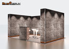 Quick Setup Aluminum Trade Show Booth , Portable Exhibition Booth Color Custom