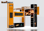 Fashion Custom Trade Show Booth Aluminum Extrusion Lockable Standard