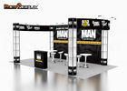 Standard 10x20ft Trade Show Exhibit Booths / 3x6M Spiral Tower Exhibit Booth