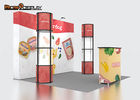 Reusable Portable Fabric Pop Up Display Stands Fairing For Trade Show