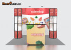 Reusable Portable Fabric Pop Up Display Stands Fairing For Trade Show