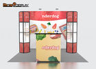 Reusable Portable Fabric Pop Up Display Stands Fairing For Trade Show