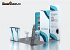 Trade Fair Tension Fabric Booth Shape Custom Aluminum Trade Show Booths 10x10