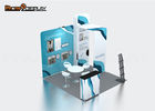 Trade Fair Tension Fabric Booth Shape Custom Aluminum Trade Show Booths 10x10