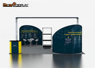 Tension Fabric Exhibition Booth Stand , 20x20FT Trade Show Display Stands