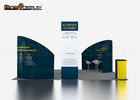 Tension Fabric Exhibition Booth Stand , 20x20FT Trade Show Display Stands