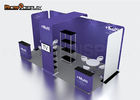 Advertising 10x20 Trade Show Booth Tension Fabric Display Aluminum Backdrop