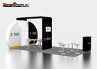 Advertising Custom Trade Show Booth 10x20FT With Tension Fabric Material