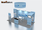 Popular 3*6 M Tension Fabric Booth / Cool Trade Show Booths For Trade Show