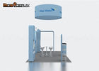 Popular 3*6 M Tension Fabric Booth / Cool Trade Show Booths For Trade Show