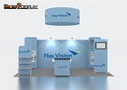 Popular 3*6 M Tension Fabric Booth / Cool Trade Show Booths For Trade Show