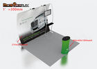 10FT Trade Show Booth Backdrop Display Booth Design With TV Rack CE Approved