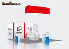 6X6 Custom Trade Show Booth Equipment Aluminum Display Stand Design For Expo