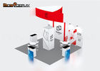 6X6 Custom Trade Show Booth Equipment Aluminum Display Stand Design For Expo