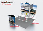 Portable 10ft Custom Trade Show Booth Exhibition Advertising Tension Fabric Booth