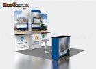 Portable 10ft Custom Trade Show Booth Exhibition Advertising Tension Fabric Booth