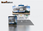 Portable 10ft Custom Trade Show Booth Exhibition Advertising Tension Fabric Booth