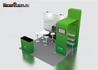 Color Custom Trade Show Booth Stand , 3x3 Exhibition Booth Display System