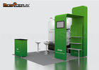 Color Custom Trade Show Booth Stand , 3x3 Exhibition Booth Display System