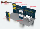 3x6m Portable Display Trade Show Booth Tension Fabric Size Customized