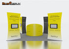 Tension Fabric Custom Trade Show Booth With CMYK Heat Transfer Printing