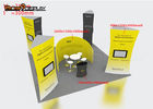 Tension Fabric Custom Trade Show Booth With CMYK Heat Transfer Printing