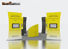 Tension Fabric Custom Trade Show Booth With CMYK Heat Transfer Printing