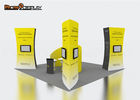 Tension Fabric Custom Trade Show Booth With CMYK Heat Transfer Printing