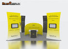 Tension Fabric Custom Trade Show Booth With CMYK Heat Transfer Printing