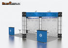 Custom Made Aluminum 100% Polyester Trade Show Display Free Standing 3*3M Trade Show Spiral Tower Portable Booth