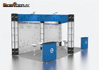 Custom Made Aluminum 100% Polyester Trade Show Display Free Standing 3*3M Trade Show Spiral Tower Portable Booth