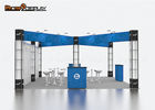 20'*20' Trade Show Exhibit Booths With Spiral Tower / Fabric Banner Wall