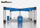 20'*20' Trade Show Exhibit Booths With Spiral Tower / Fabric Banner Wall