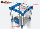 3*3M Square Style Trade Show Exhibit Booths Custom Color For Advertising