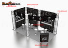 Durable 20x10 Trade Show Booth Portable Exhibition Stall With Spiral Tower