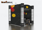 Aluminum Trade Show Booth Folding Spiral Exhibition Tower Display Stand With LED Light