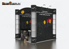 Aluminum Trade Show Booth Folding Spiral Exhibition Tower Display Stand With LED Light