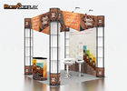 Spiral Tower Folding Portable Trade Show Booth Colorful Trade Show Display Stands