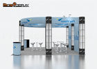 6x6M Advertising 20x20 Trade Show Booth Equipment Aluminum Frame With Spiral Tower