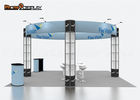 20x20ft Advertising Trade Show Booth Custom Design With Aluminum Alloy Frame Material