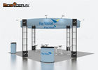 20x20ft Advertising Trade Show Booth Custom Design With Aluminum Alloy Frame Material