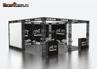 Fashion Display Trade Show Booth Modern Exhibition Stand With Aluminum Truss Systems