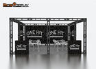 Fashion Display Trade Show Booth Modern Exhibition Stand With Aluminum Truss Systems