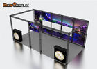 Attractive Aluminum Trade Show Booth Tension Fabric Light Box For Expo